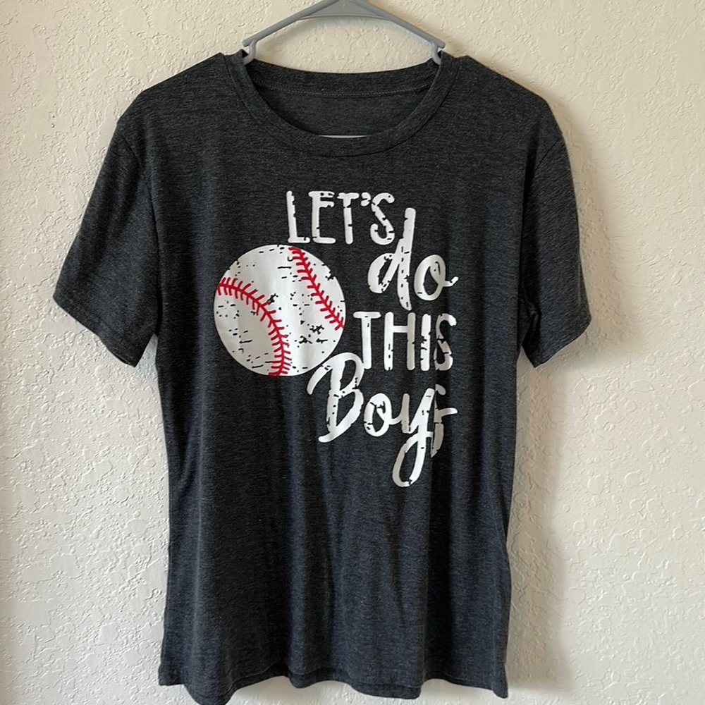 Baseball mom shirt “Let’s do this boys”